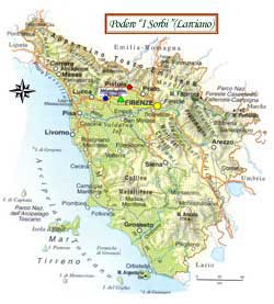 Tuscany Map